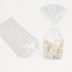 Sachet plastique transparent fond plat Tille 