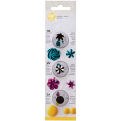 Douilles de décoration Wilton XL n°1M, 2D, 2A – Lot de 3 02-0-0144 Tille