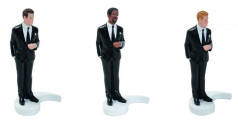 Figurine mariage homme seul – 3 modèles au choix
