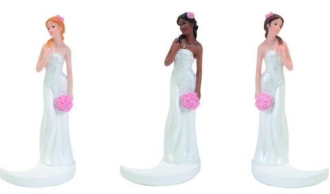 Figurine mariage femme seule – 3 modèles au choix