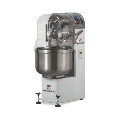 Kneading machine with plunging arms