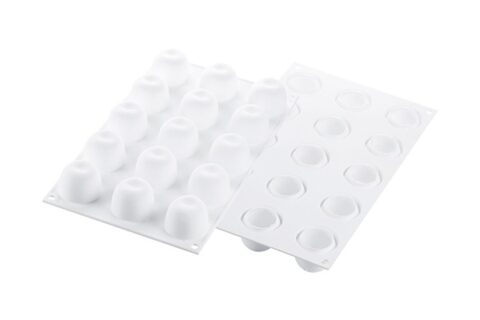Moule silicone fruits 3D Fraise, pomme, citron