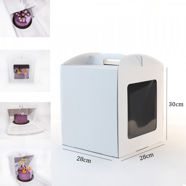 Boîte avec fenêtre 30x30xh33cm