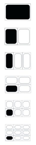 Boite + couvercle 1/2 32.5 x 26.5 cm
