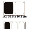 Bac inox 1/6 17.6 x 16.2 cm