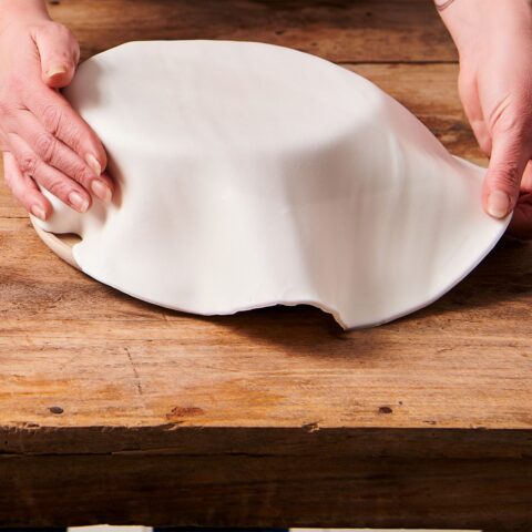 Disque de pâte à sucre prêt à rouler blanc brillant – 430 g – Image 2