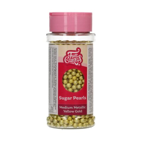 Perles de sucre dorées métallisées f51650 Tille