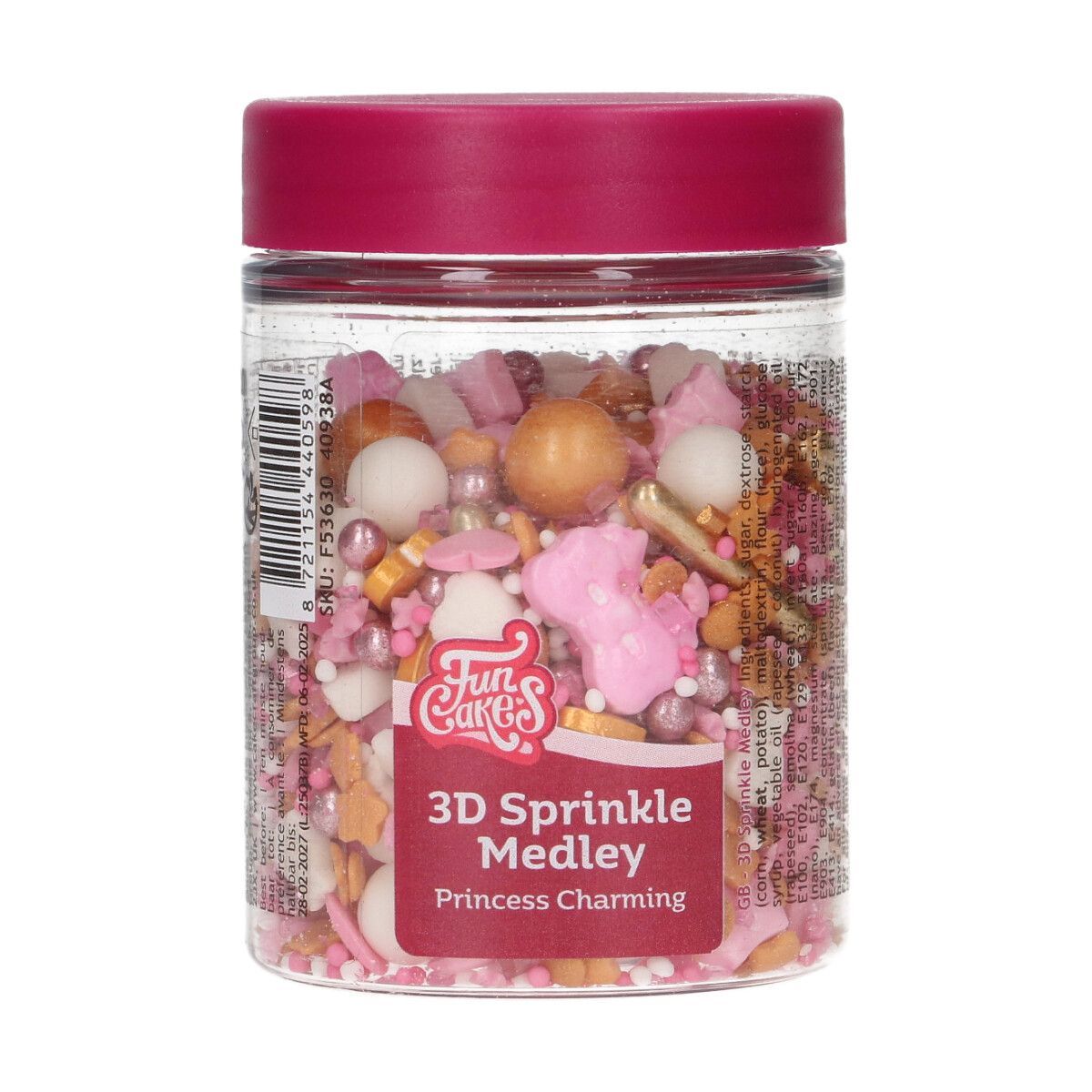 Vermicelle princesse FunCakes F53630 Tille