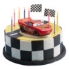 Kit décoration gâteau Cars avec bougies PVCCARS Tille