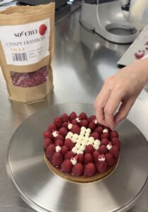 Recette tarte framboise by Delphine Kern - Tille