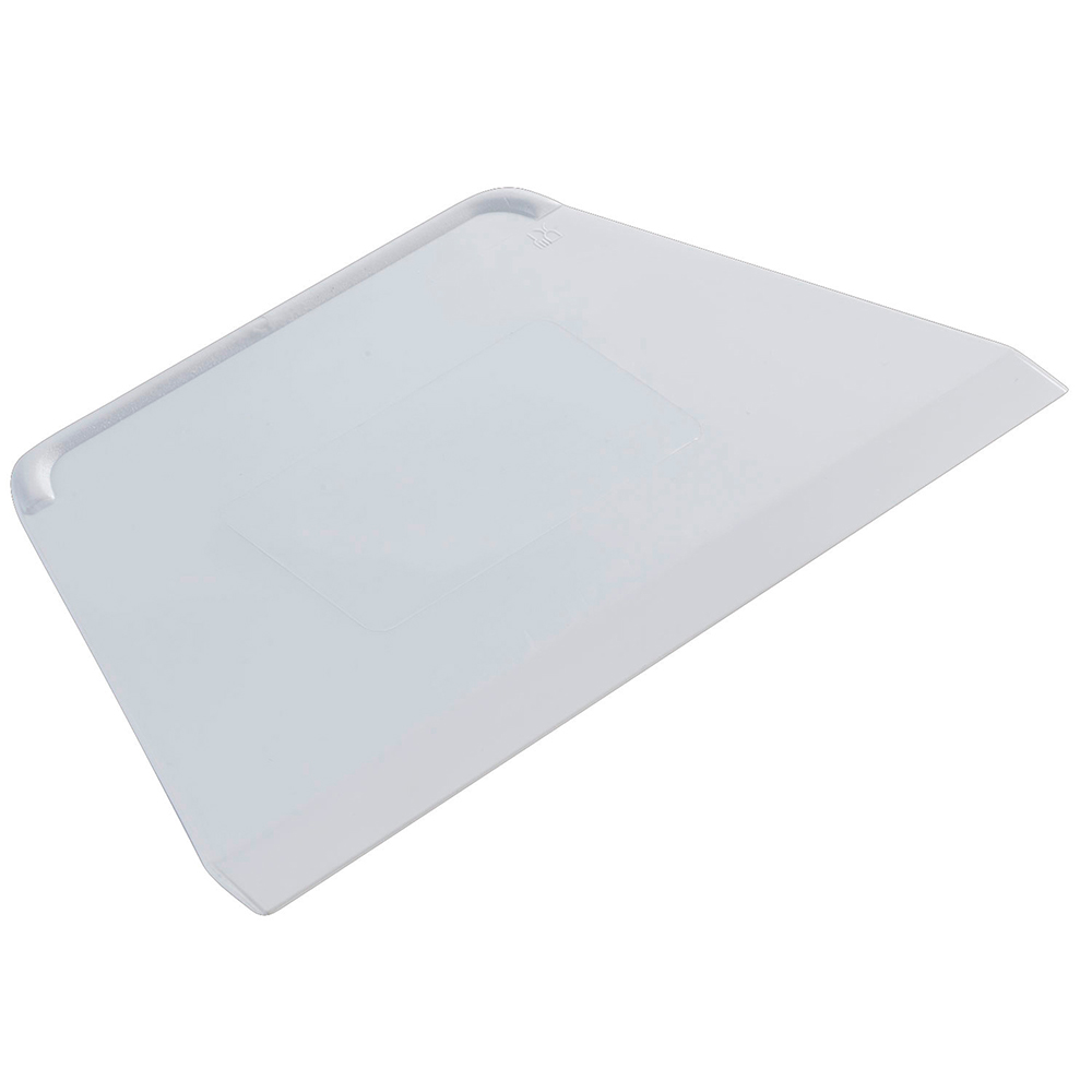 Raclette plastique blanche forme trapèze