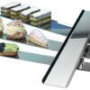 Plateau vitrine inox