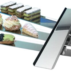 Plateau vitrine inox