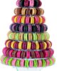 Pyramide à macarons transparente ou noire