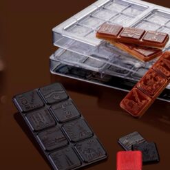 Plaque chocolat bonbon "ville"
