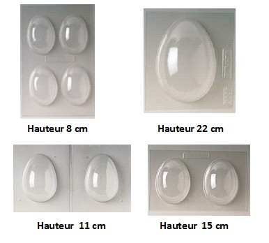 Moule chocolat demi oeuf