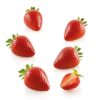 Moule silicone fruits 3D Fraise, pomme, citron