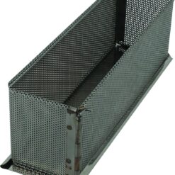 Moule à pâté en croûte démontable inox parois perforées
