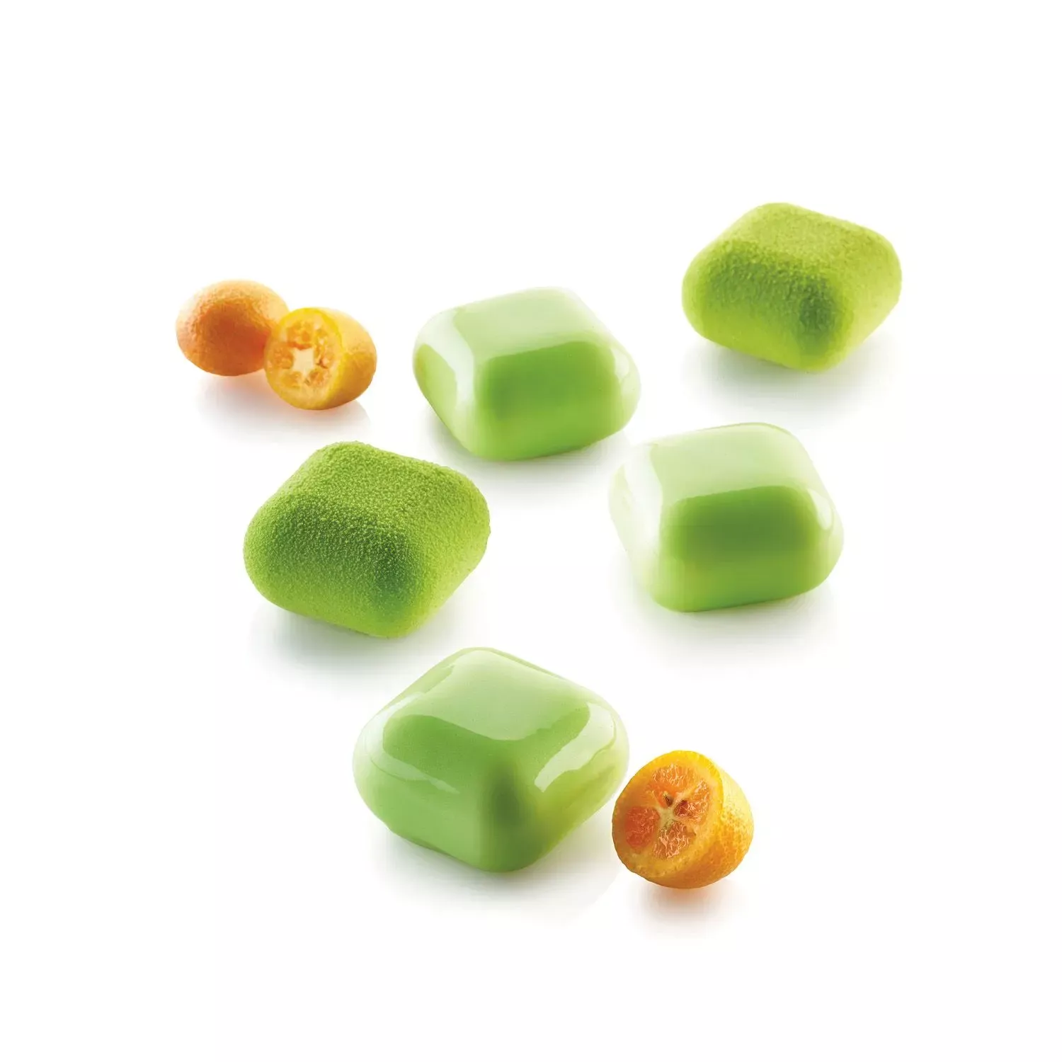 Moule silicone Gem carrés bombés