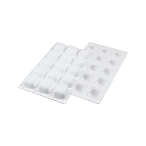 Moule silicone Gem carrés bombés