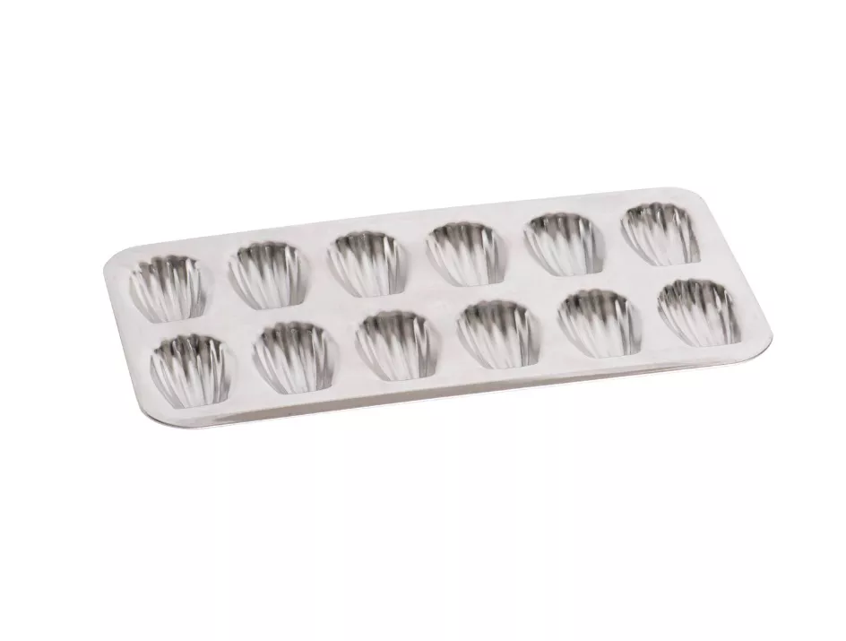 Plaque madeleine fer blanc