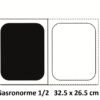 Boite + couvercle 1/2 32.5 x 26.5 cm