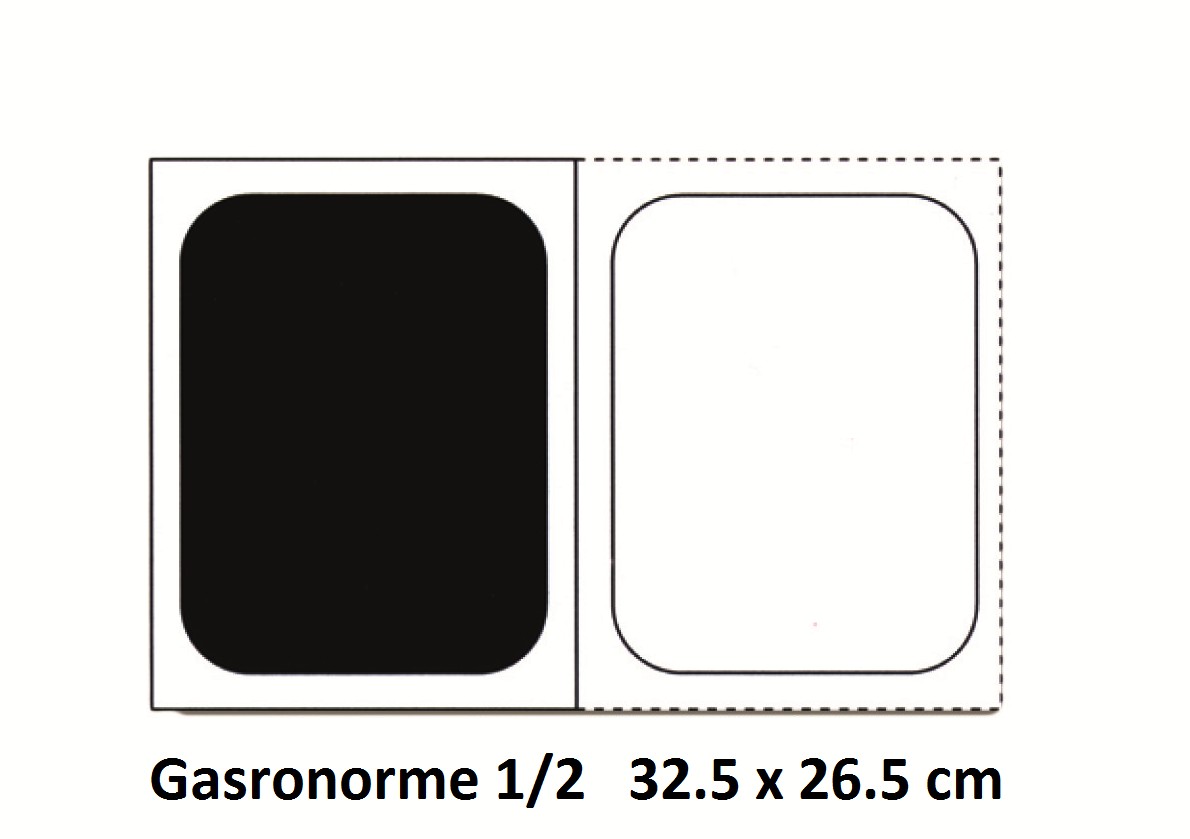 Boite + couvercle 1/2 32.5 x 26.5 cm